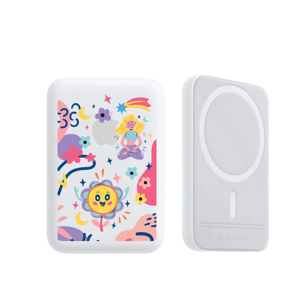Magnetic Wireless Powerbank - Heather