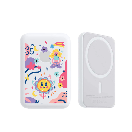 Magnetic Wireless Powerbank - Heather