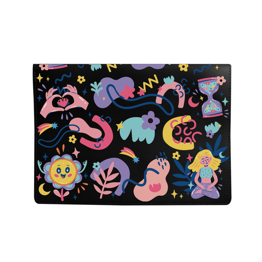 Vegan Leather Sleeve - Heather