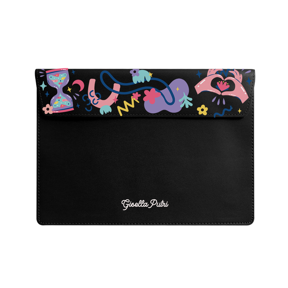 Vegan Leather Sleeve - Heather