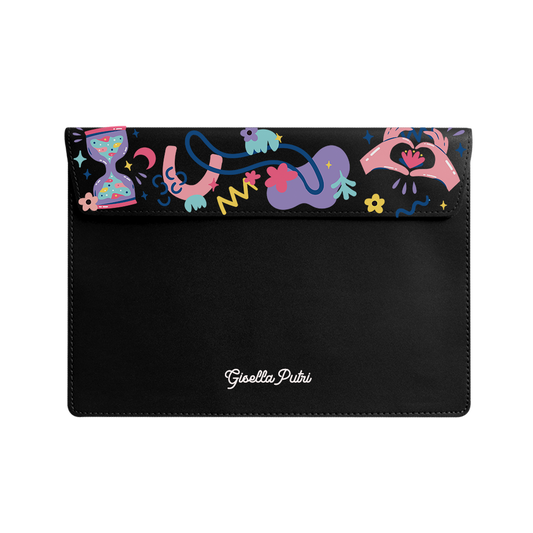 Vegan Leather Sleeve - Heather