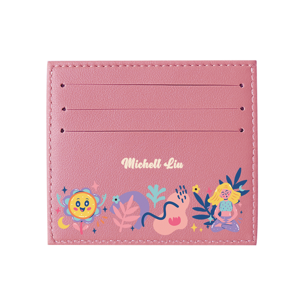 6 Slots Card Holder - Heather