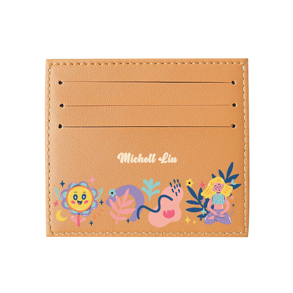 6 Slots Card Holder - Heather
