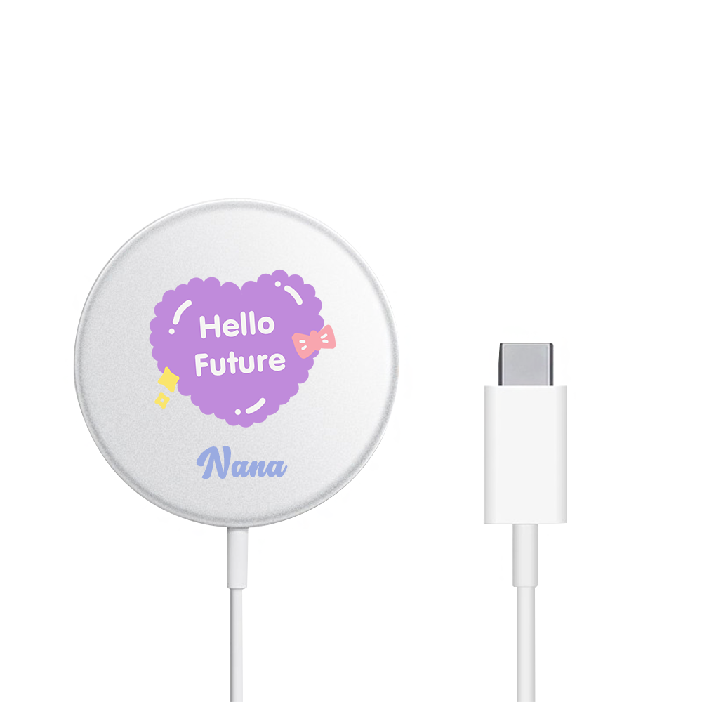 Magnetic Wireless Charger - Hello Future