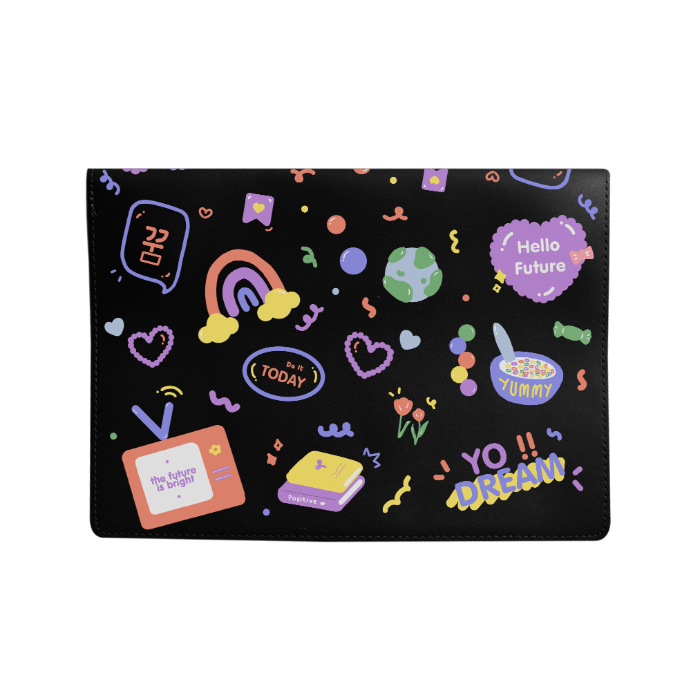 Vegan Leather Sleeve - Hello Future