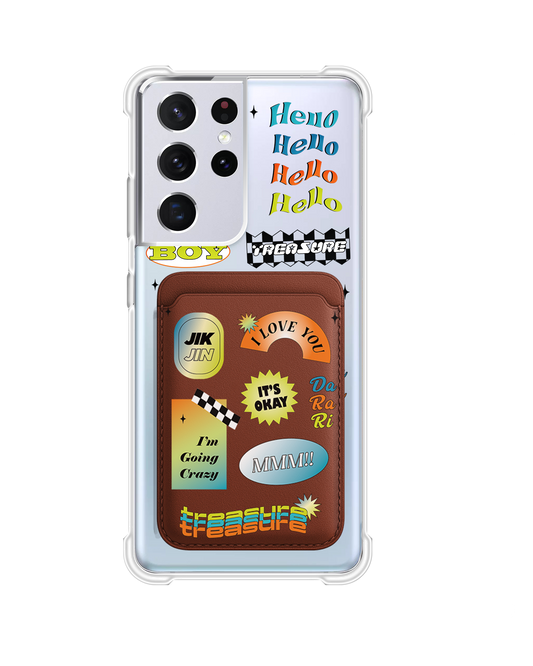 Android Magnetic Wallet Case - Hello Treasure