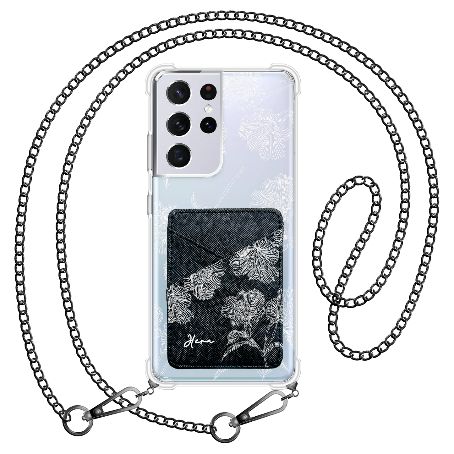 Android Phone Wallet Case - Hibiscus Flower
