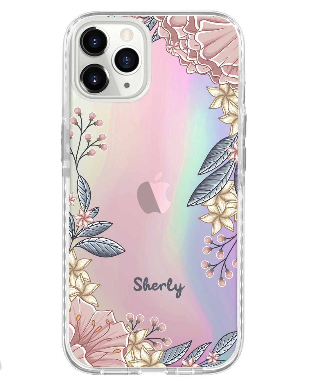 iPhone Rearguard Holo - Pink Floral