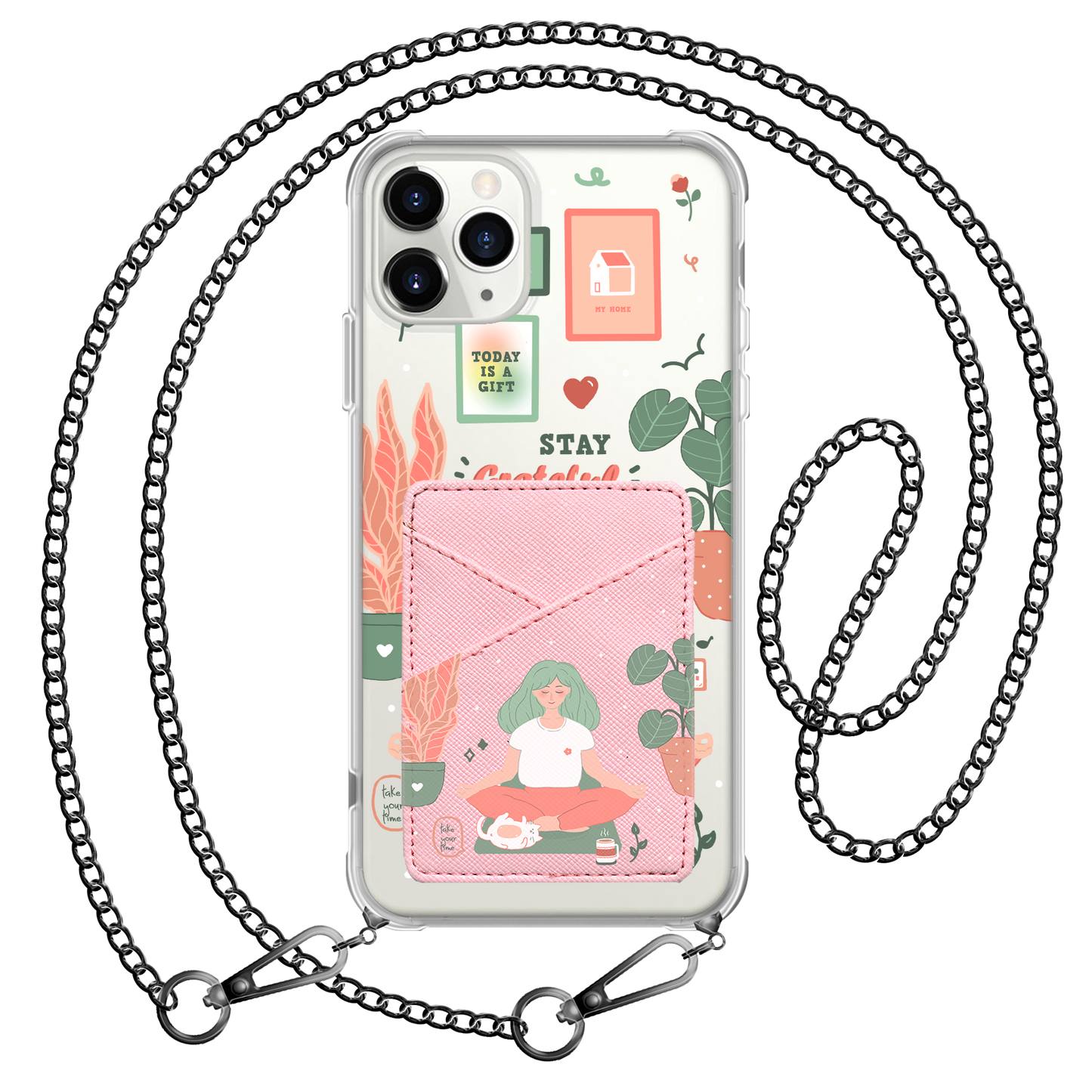 iPhone Phone Wallet Case - Grateful