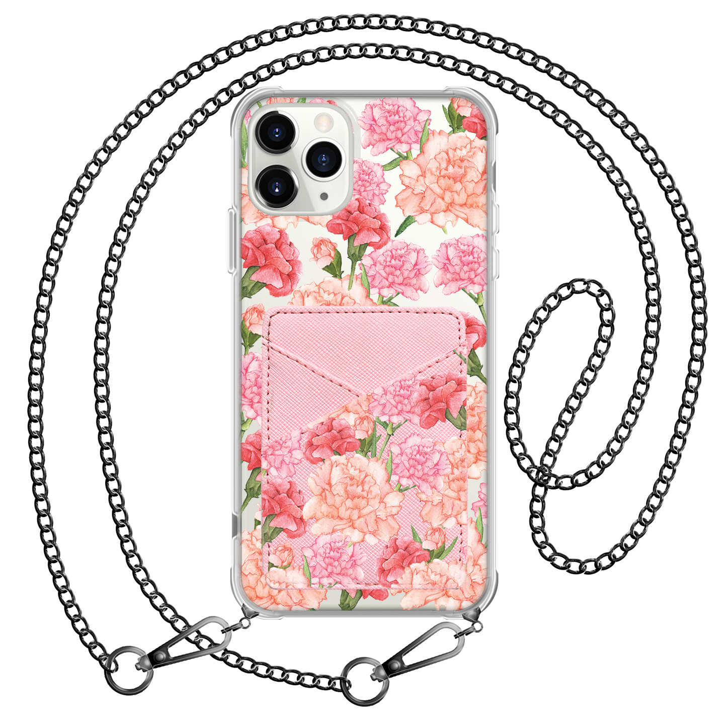 iPhone Phone Wallet Case - January Carnation