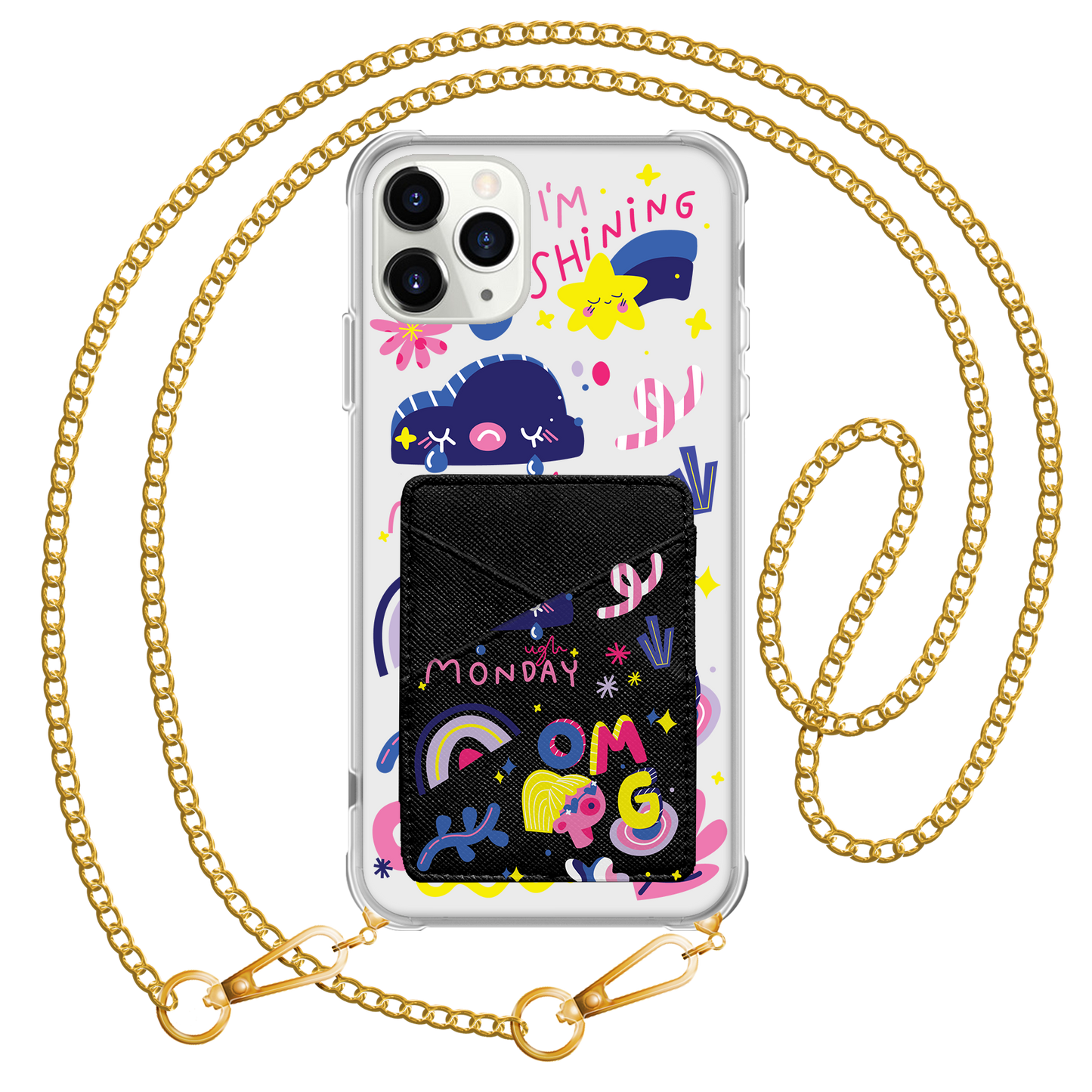 iPhone Phone Wallet Case - Monday , My Day 2.0