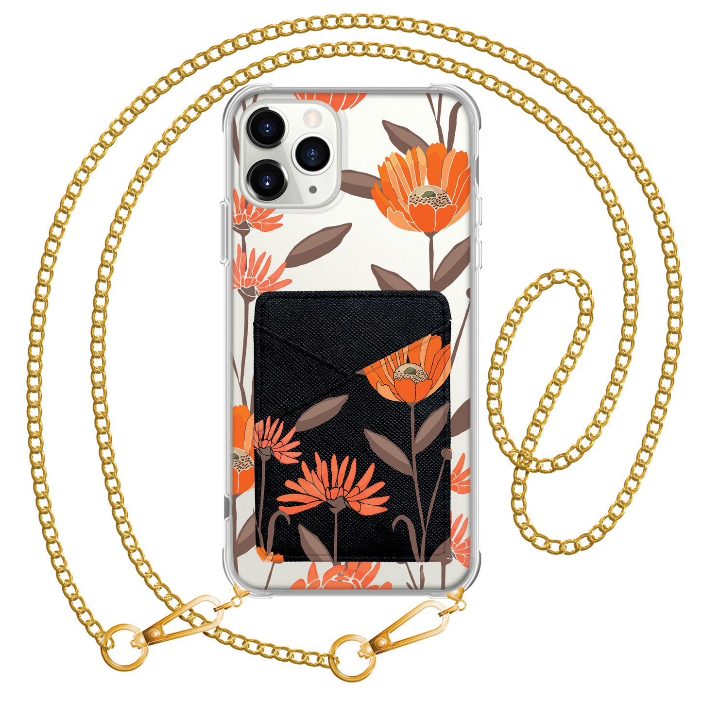 iPhone Phone Wallet Case - November Marigold