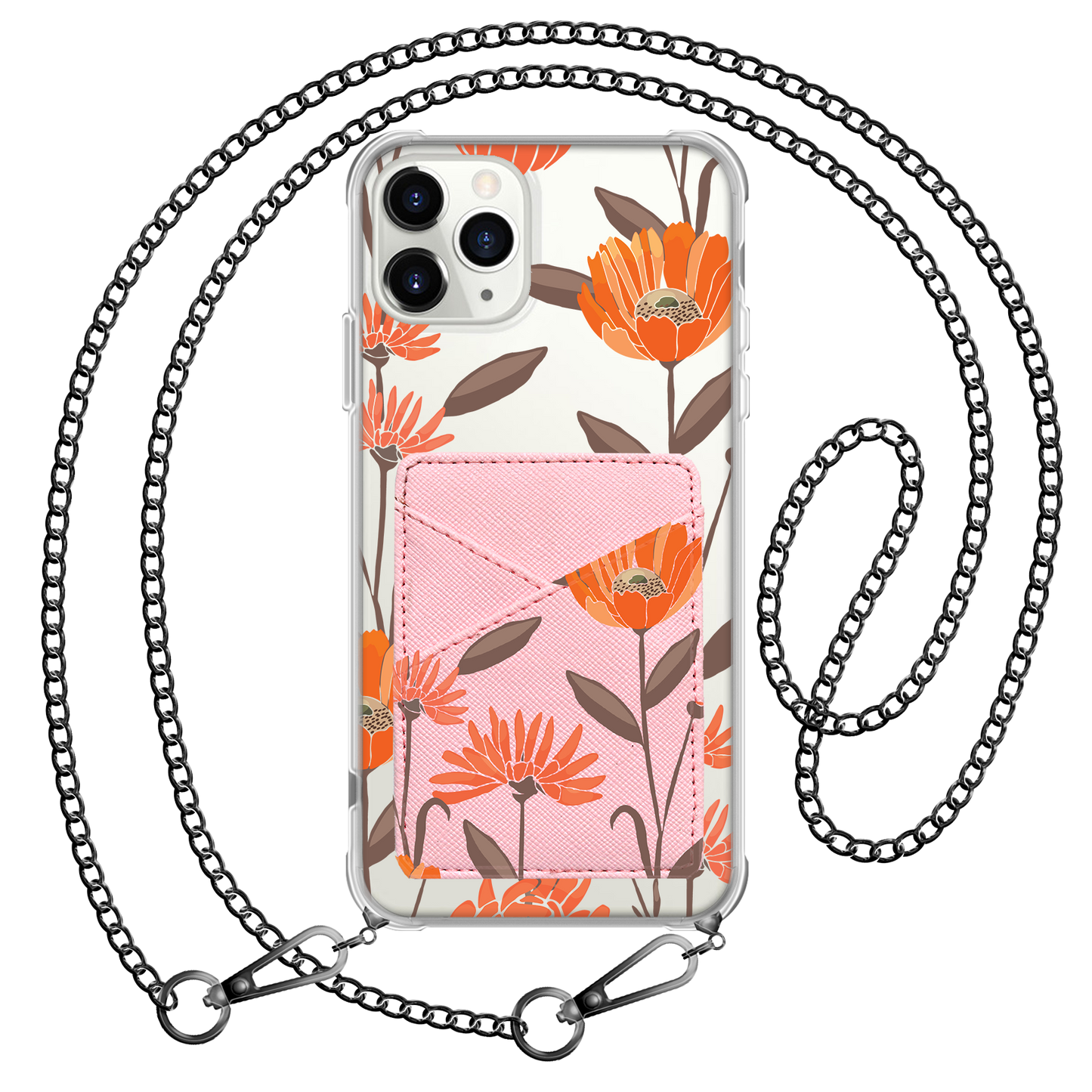 iPhone Phone Wallet Case - November Marigold