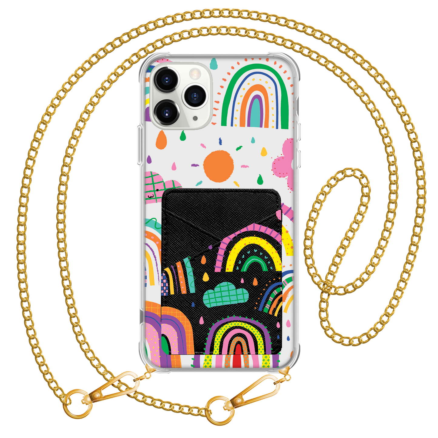 iPhone Phone Wallet Case - Rainbow 2.0