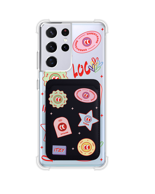 Android Magnetic Wallet Case - ITZY Sticker Pack