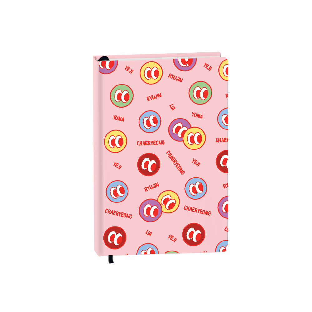 Hardcover Bookpaper Journal - Itzy (with Elastic Band & Bookmark)