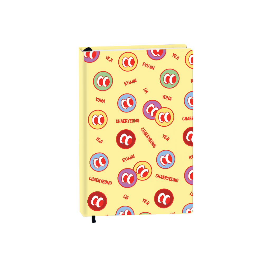 Hardcover Bookpaper Journal - Itzy (with Elastic Band & Bookmark)