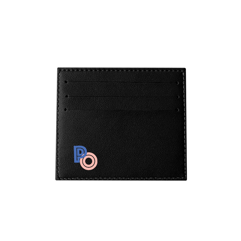 6 Slots Card Holder - Initial 1.0 Monogram