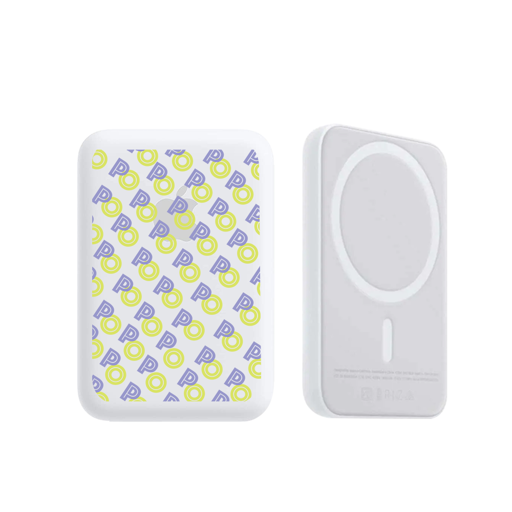 Magnetic Wireless Powerbank - Initial 2.0 Monogram