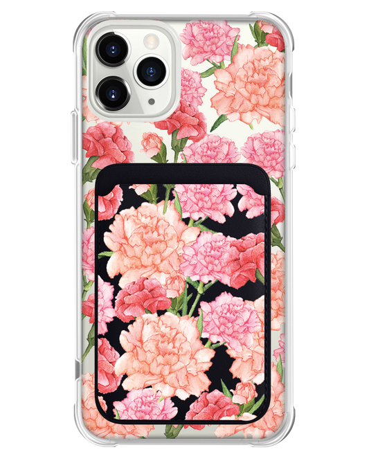 iPhone Magnetic Wallet Case - January Carnation