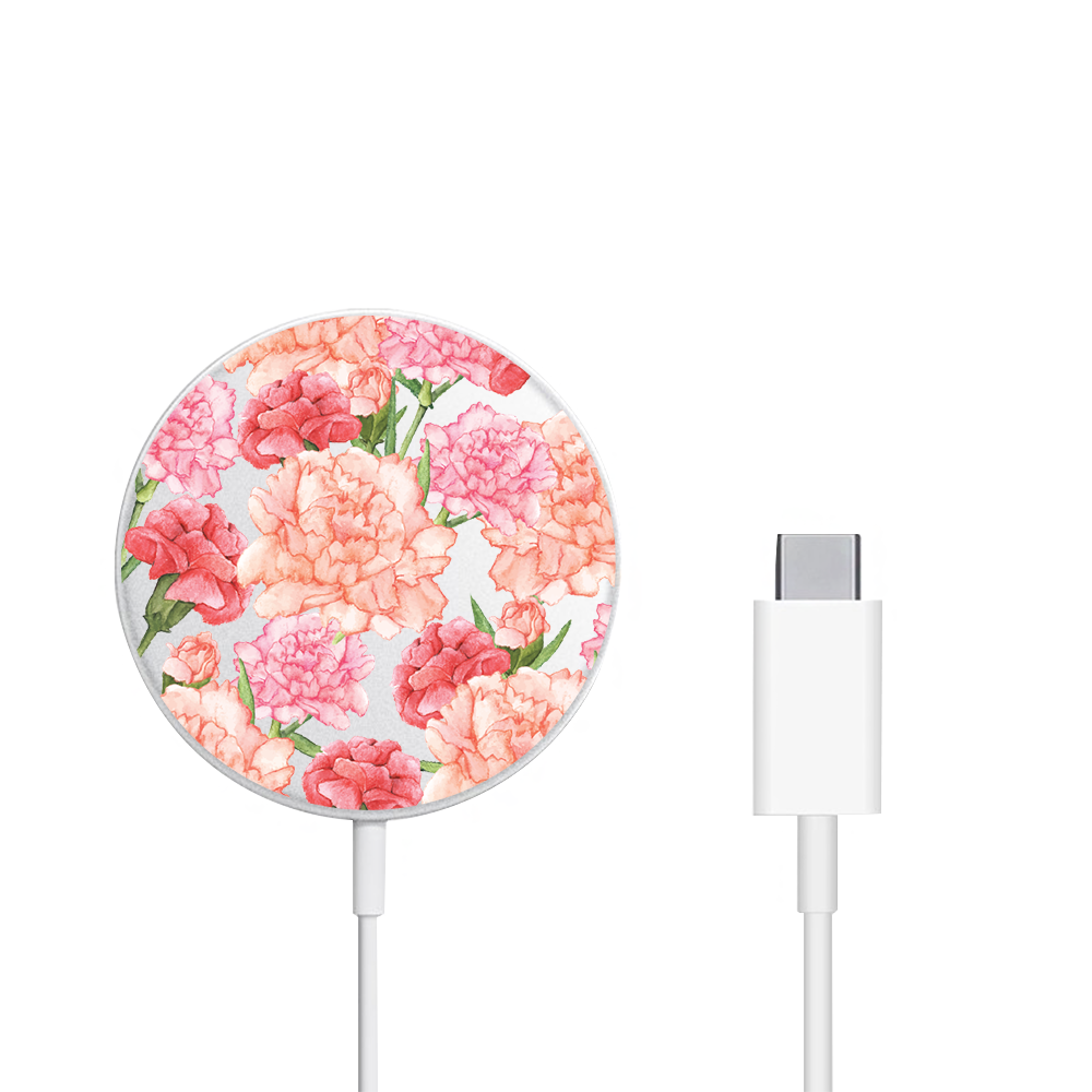 Magnetic Wireless Charger - January Carnation
