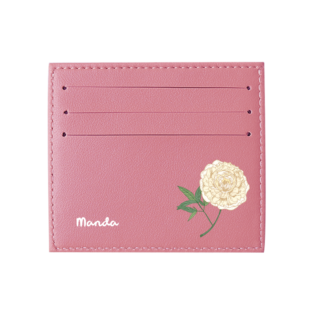 6 Slots Card Holder - July Delphinium