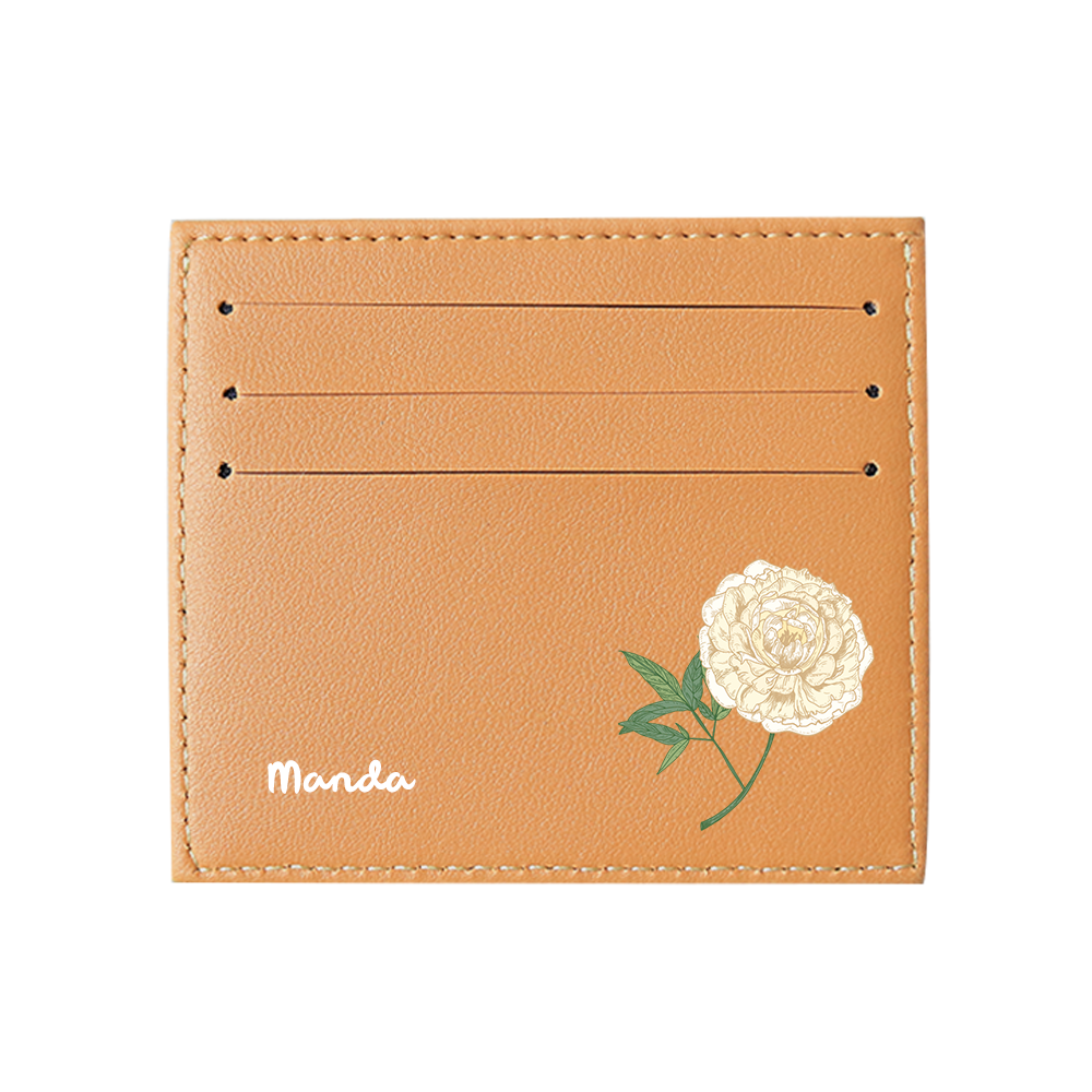 6 Slots Card Holder - July Delphinium