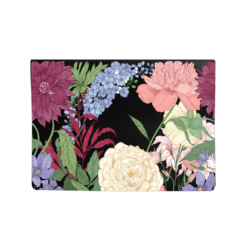 Vegan Leather Sleeve - July Delphinium