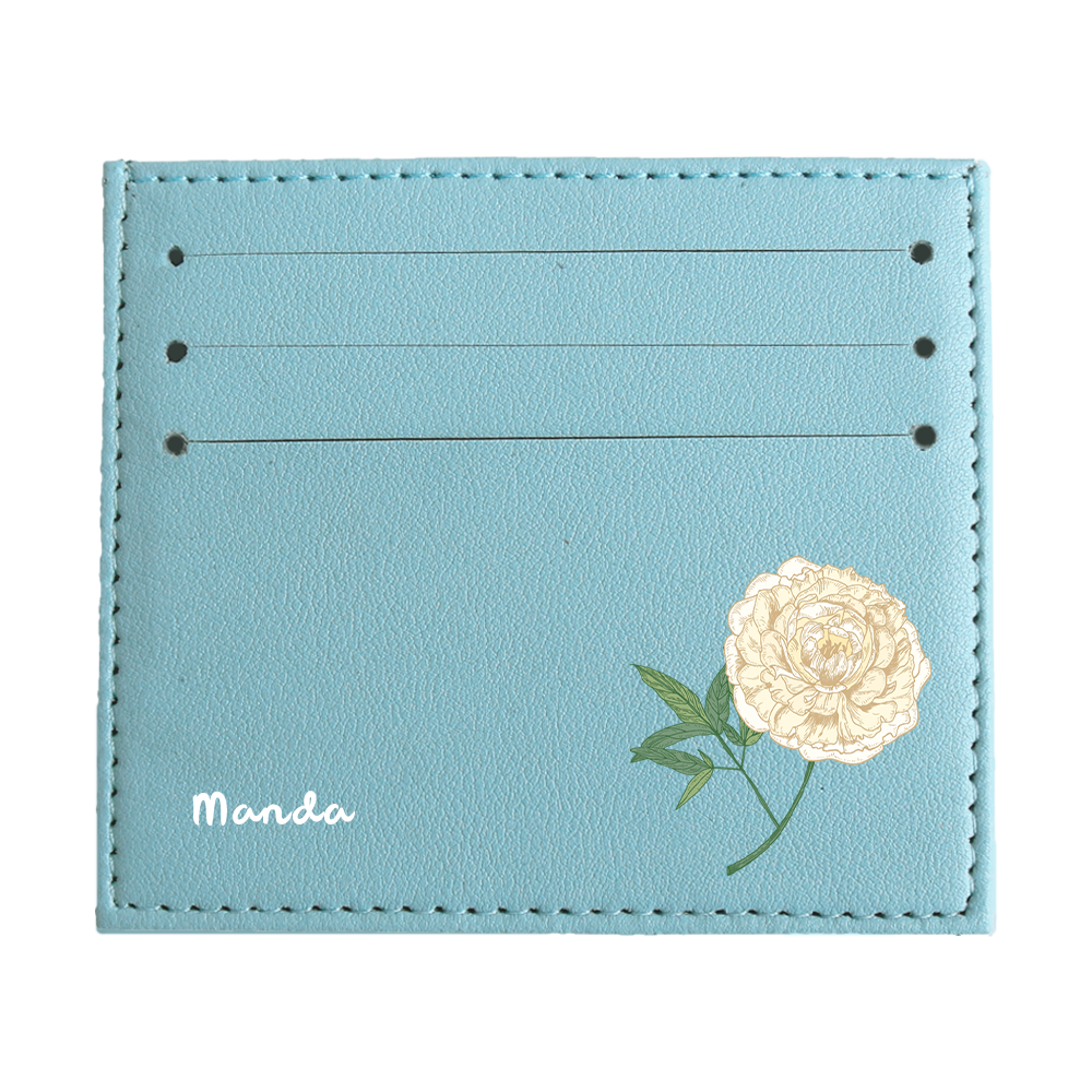 6 Slots Card Holder - July Delphinium