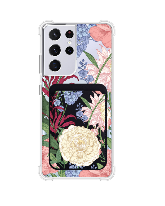 Android Magnetic Wallet Case - July Delphinium