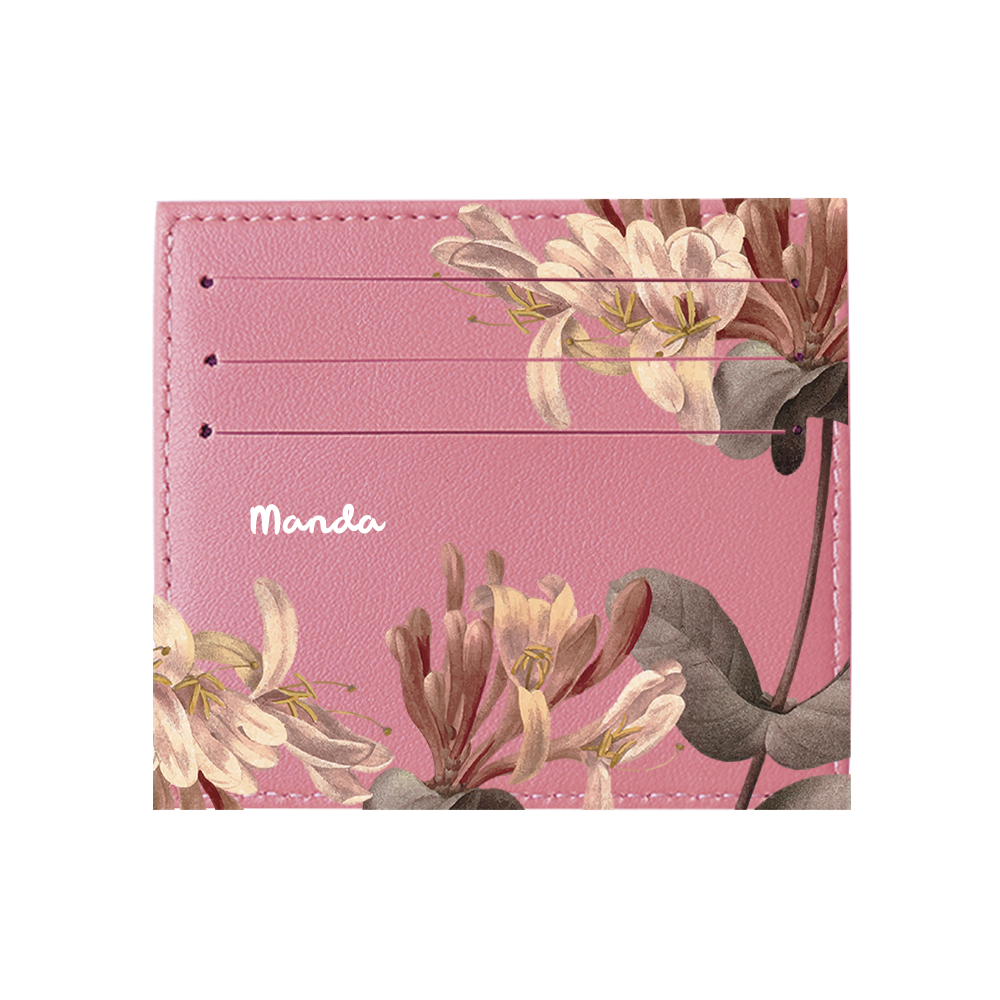 6 Slots Card Holder - June Honey Suckle