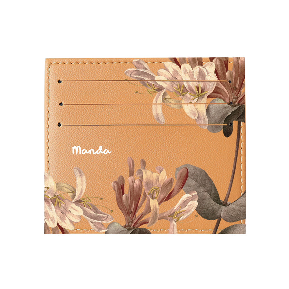 6 Slots Card Holder - June Honey Suckle