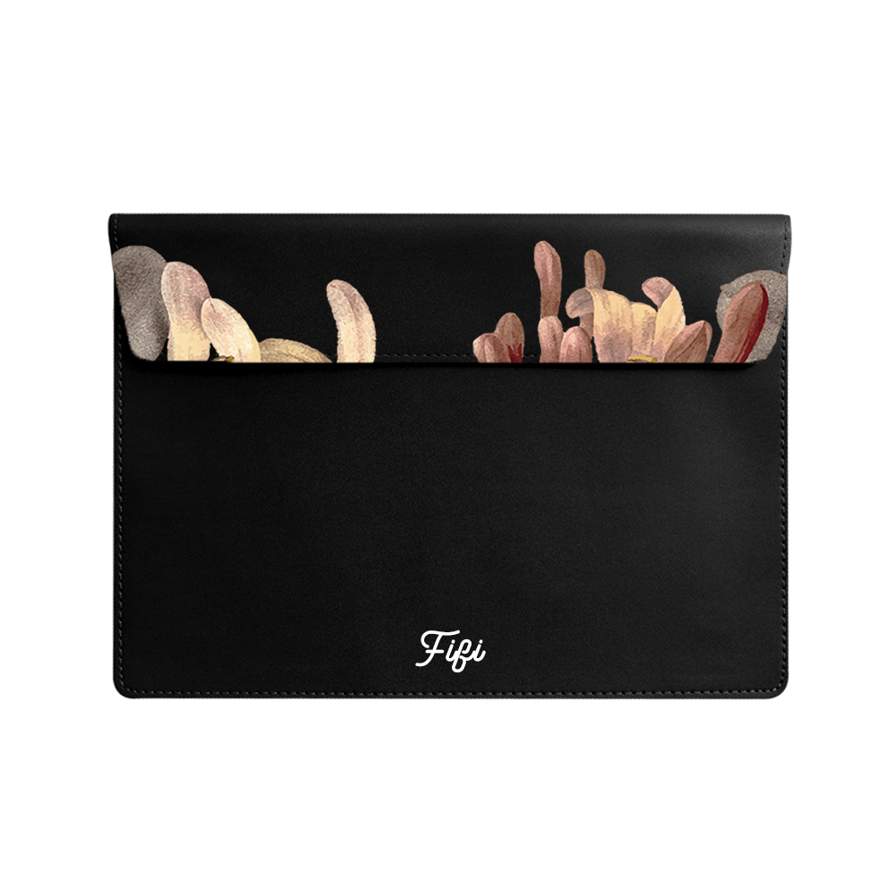 Vegan Leather Sleeve - June Honey Suckle