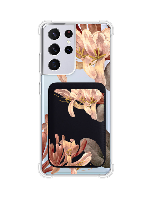 Android Magnetic Wallet Case - June Honey Suckle