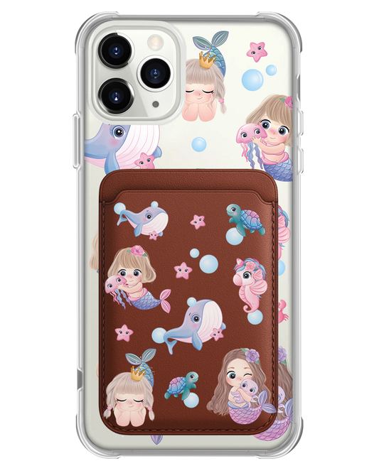 iPhone Magnetic Wallet Case - Little Mermaid