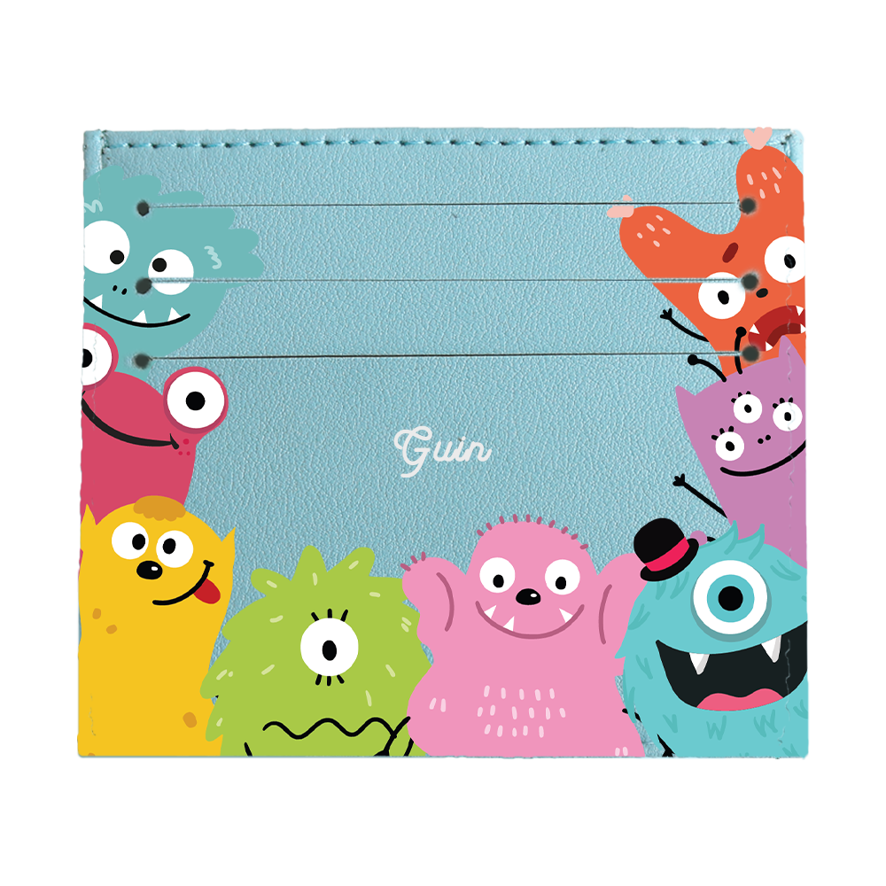 6 Slots Card Holder - Little Monster