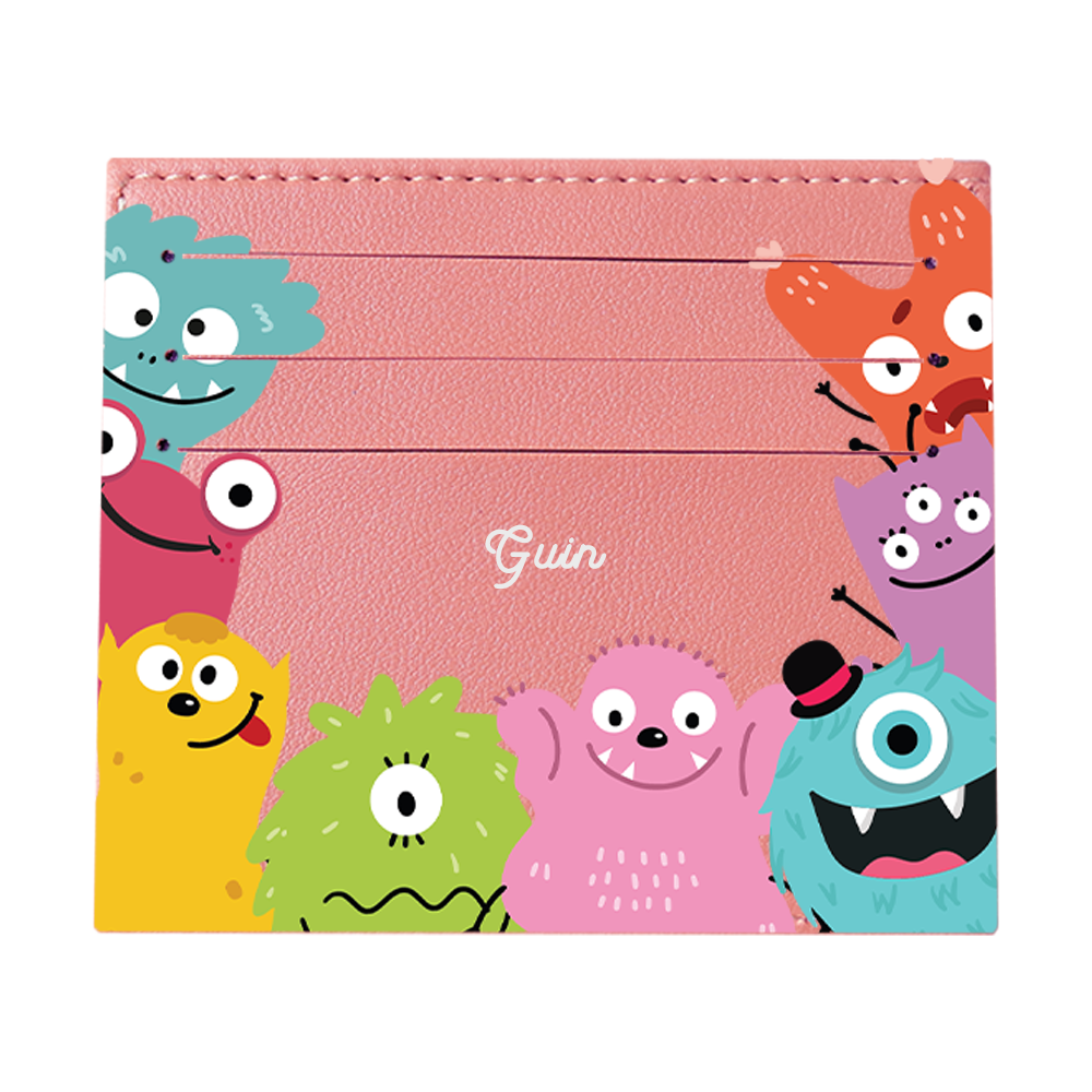 6 Slots Card Holder - Little Monster