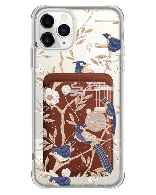iPhone Magnetic Wallet Case - Lovebird 1.0
