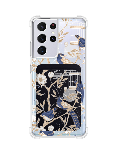 Android Magnetic Wallet Case - Lovebird 1.0