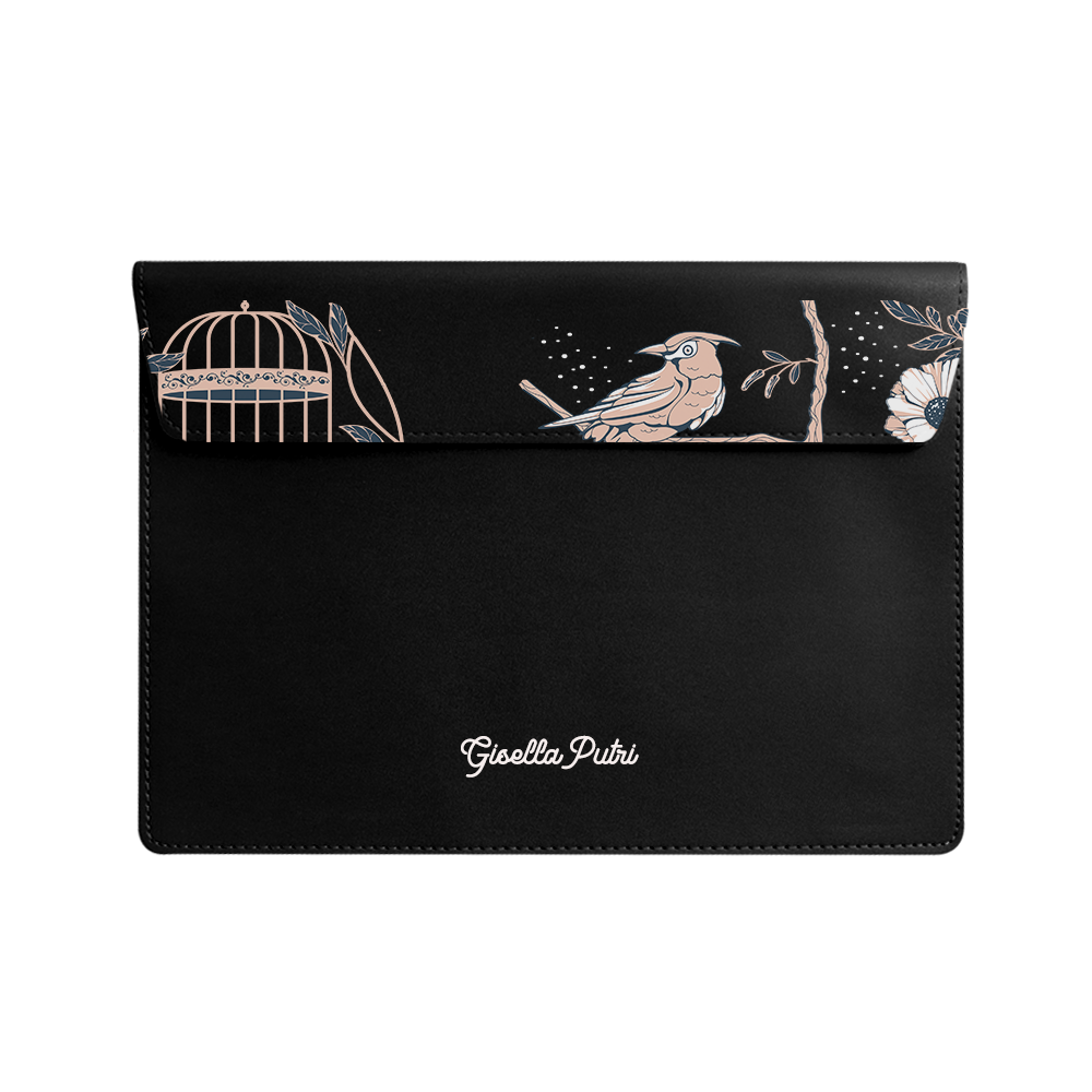 Vegan Leather Sleeve - Lovebird 2.0