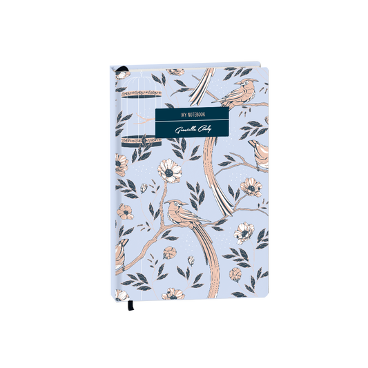 Hardcover Bookpaper Journal - Lovebird 2.0 (with Elastic Band & Bookmark)