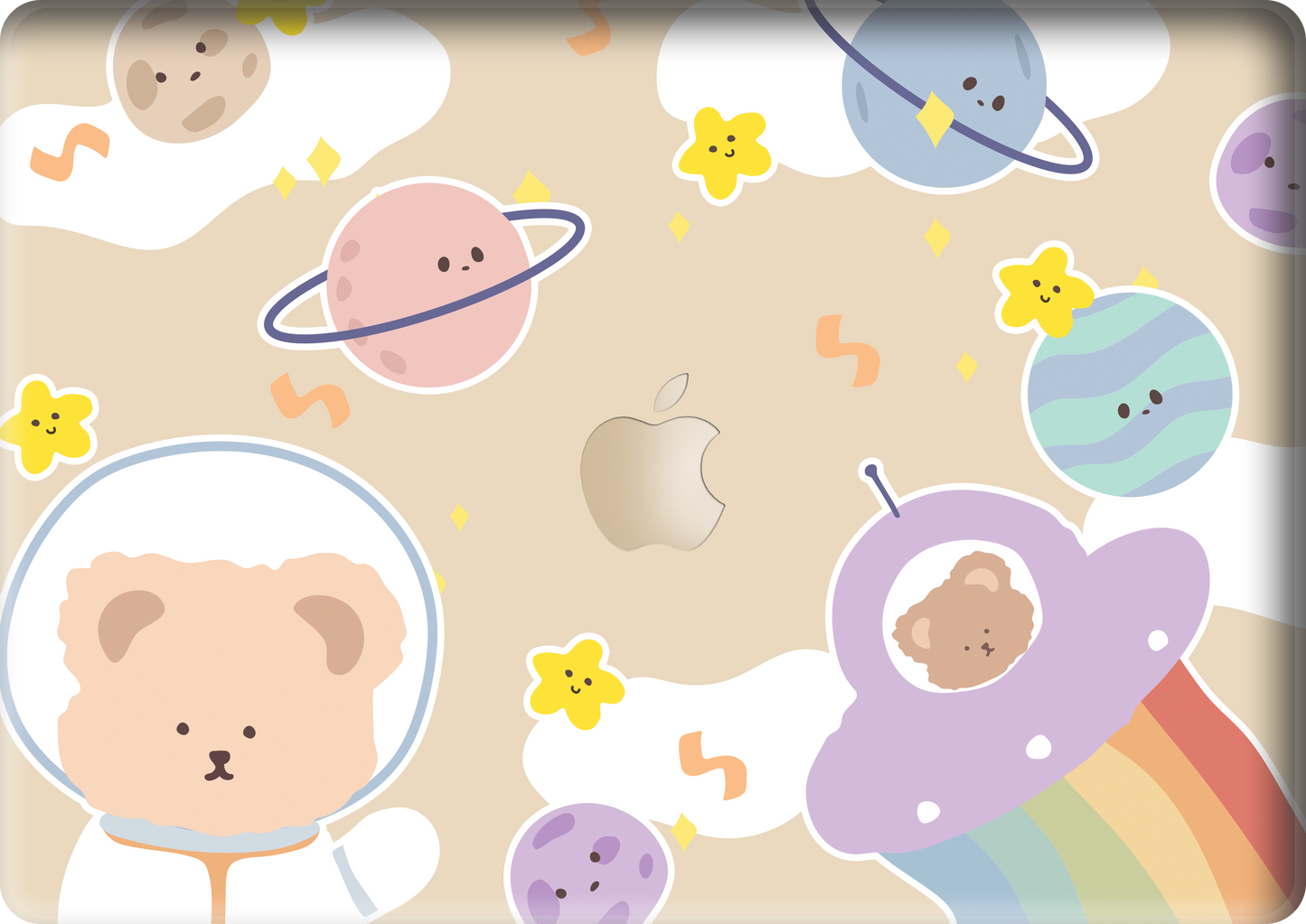 Macbook Snap Case - Astro Bear