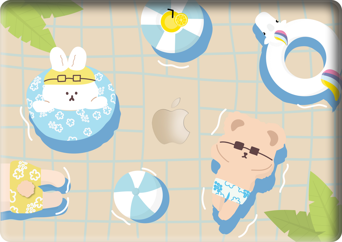 Macbook Snap Case - Pool Party 1.0