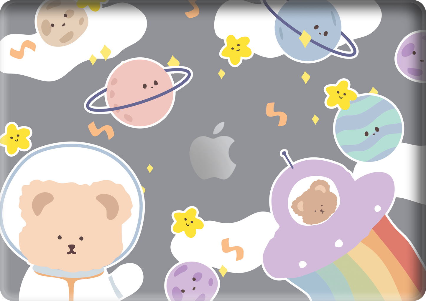 Macbook Snap Case - Astro Bear