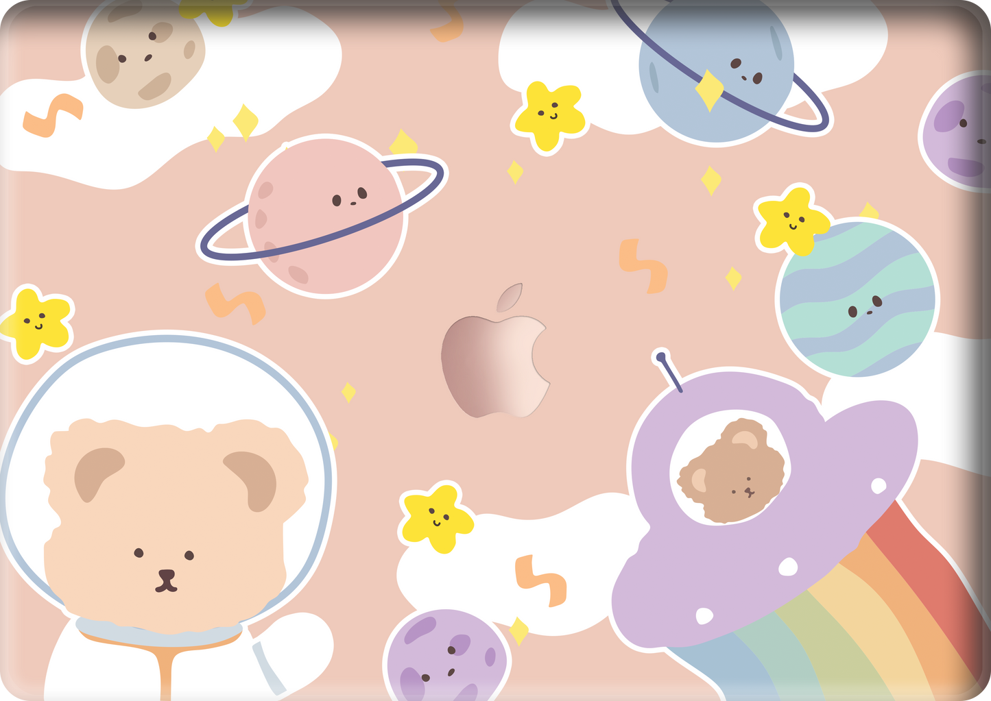 Macbook Snap Case - Astro Bear
