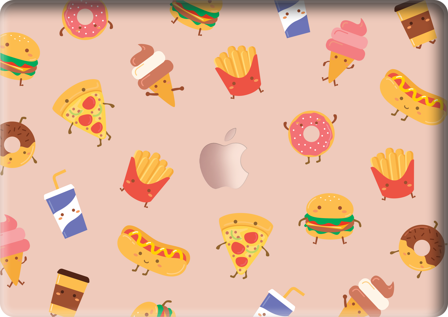 Macbook Snap Case - Fastfood