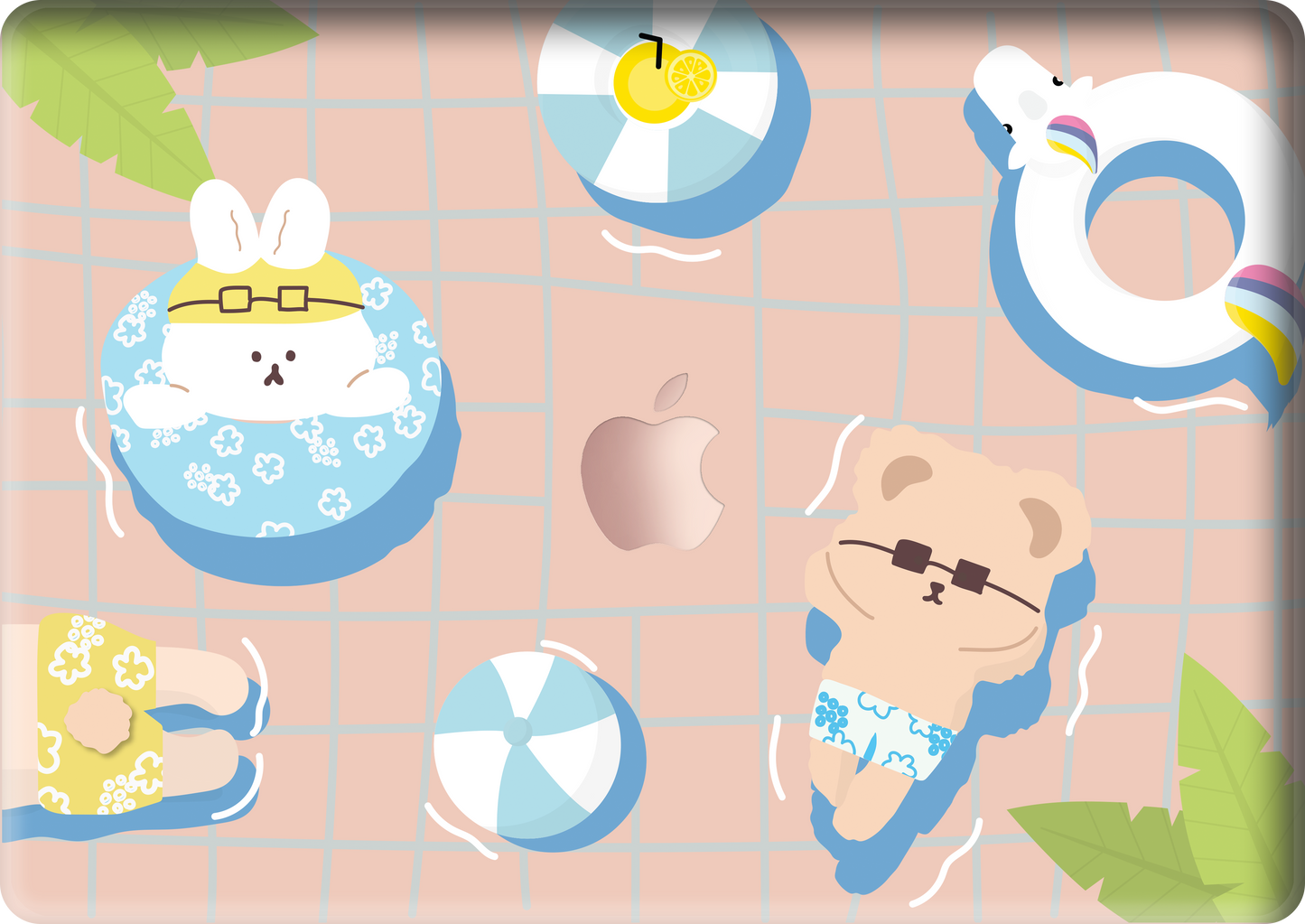 Macbook Snap Case - Pool Party 1.0