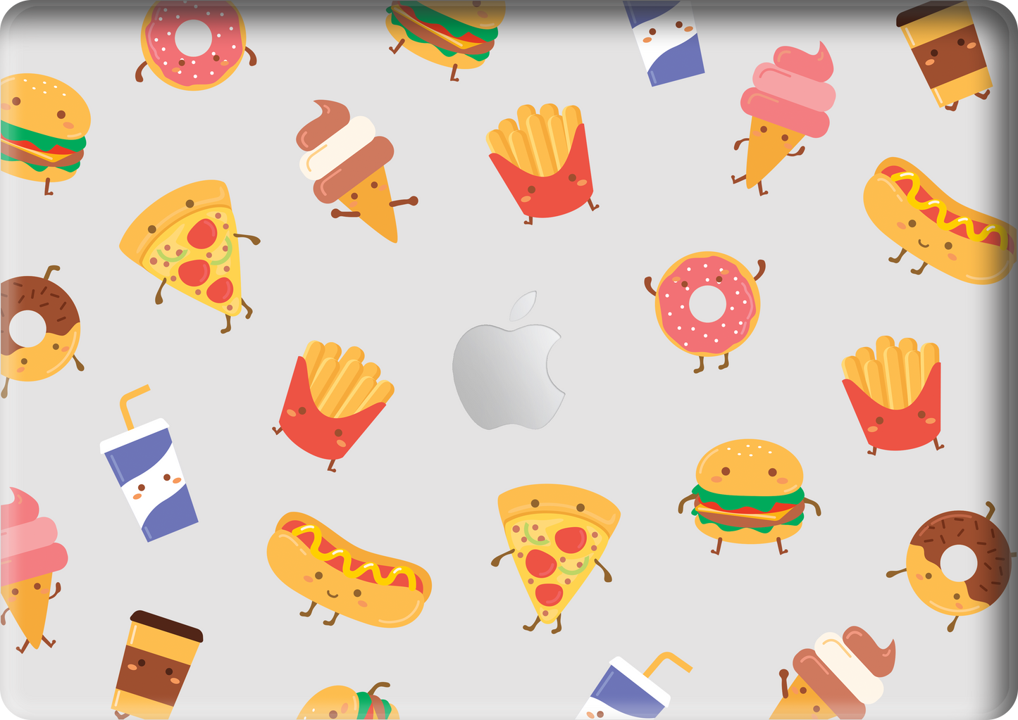 Macbook Snap Case - Fastfood