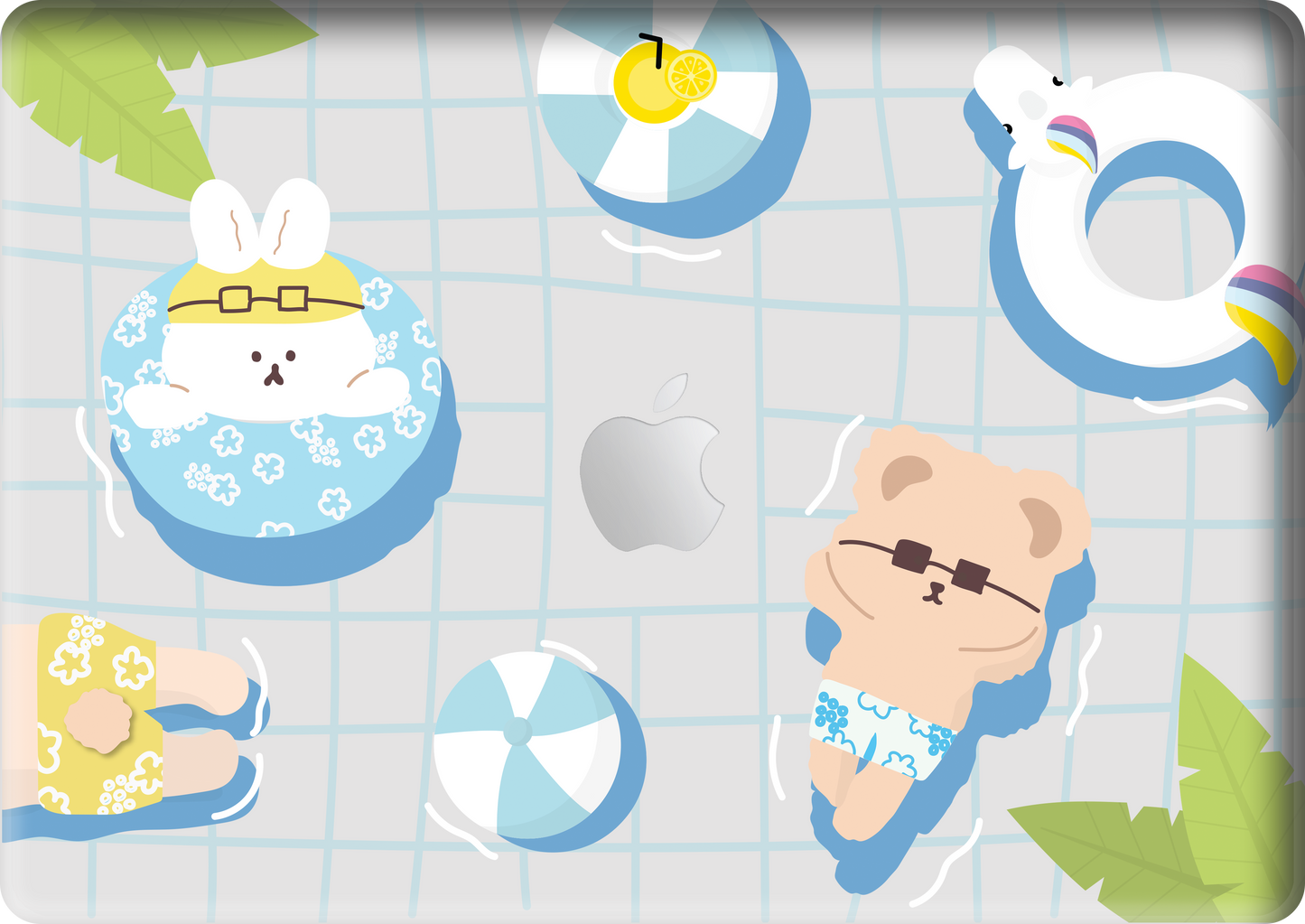 Macbook Snap Case - Pool Party 1.0