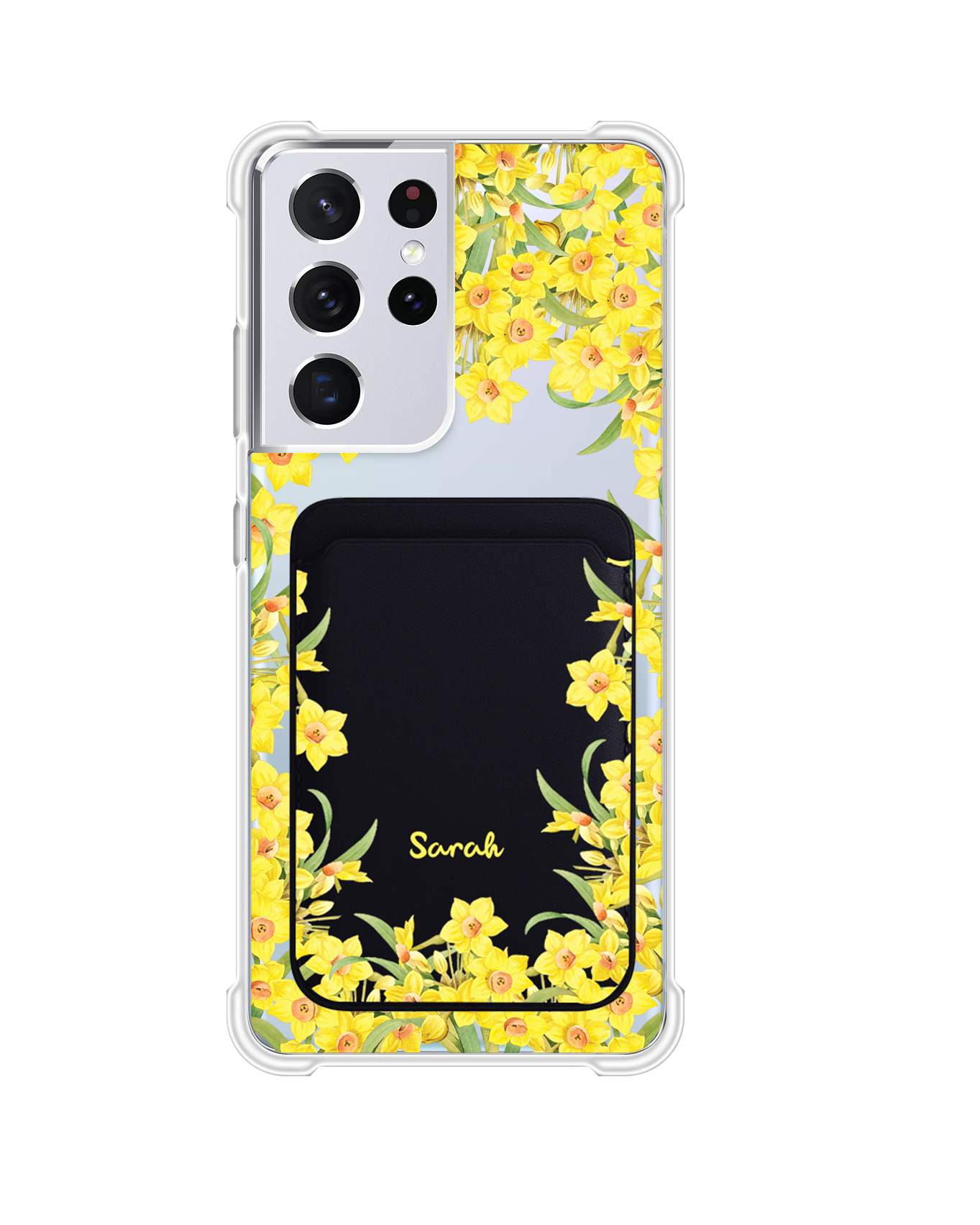 Android Magnetic Wallet Case - March Daffodils